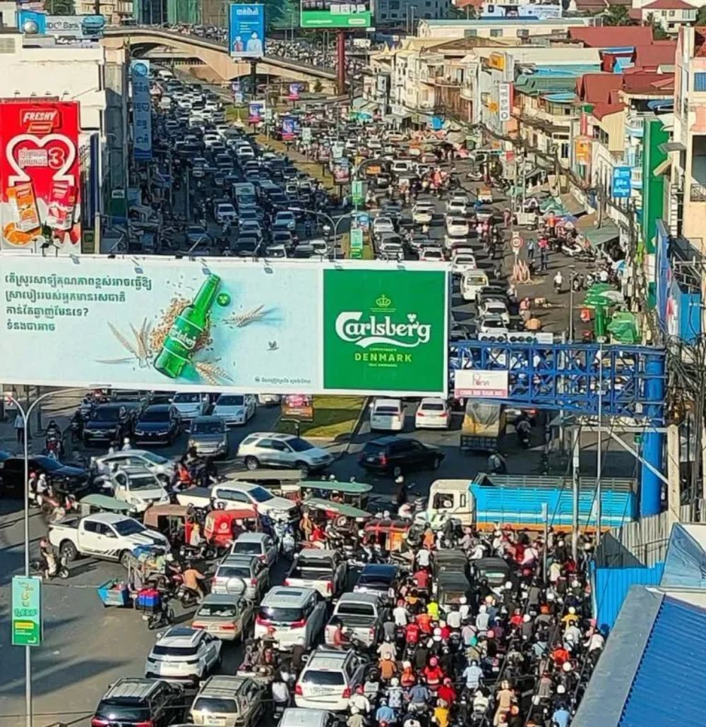 人口超300万！金边出行堵堵堵，在柬同胞：我太难了…… - 柬埔寨头条