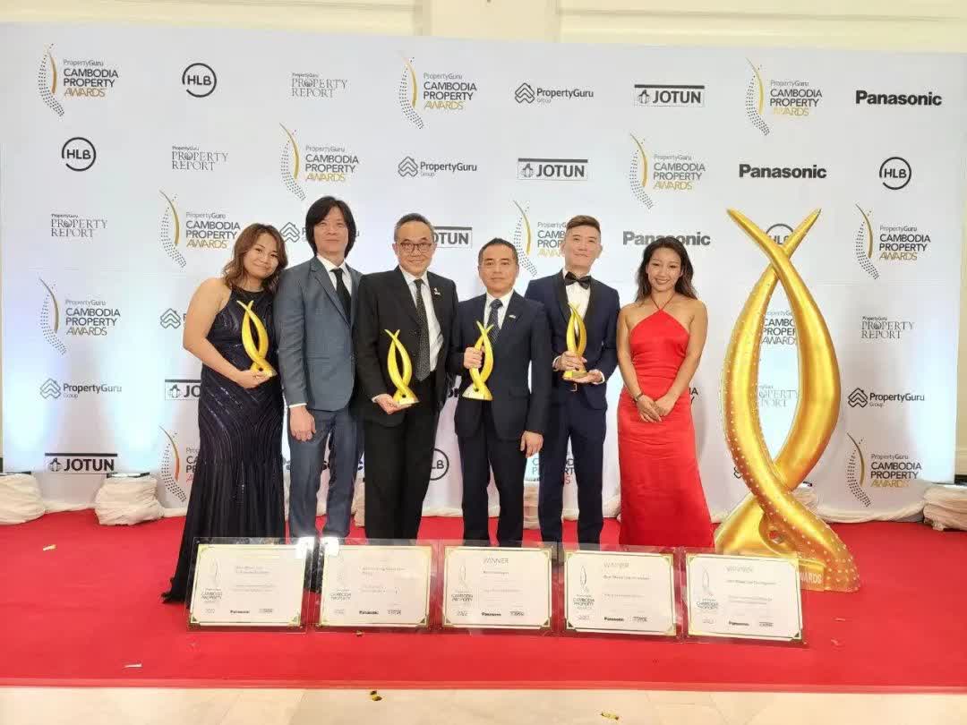 太子地产集团在第7届PropertyGuru柬埔寨地产大奖上荣获五项大奖- 柬埔寨头条