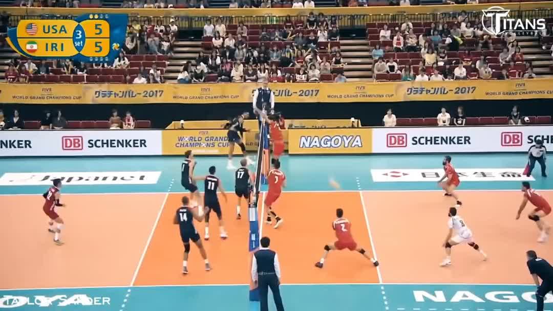 Quick Spike in volleyball. TNAOT